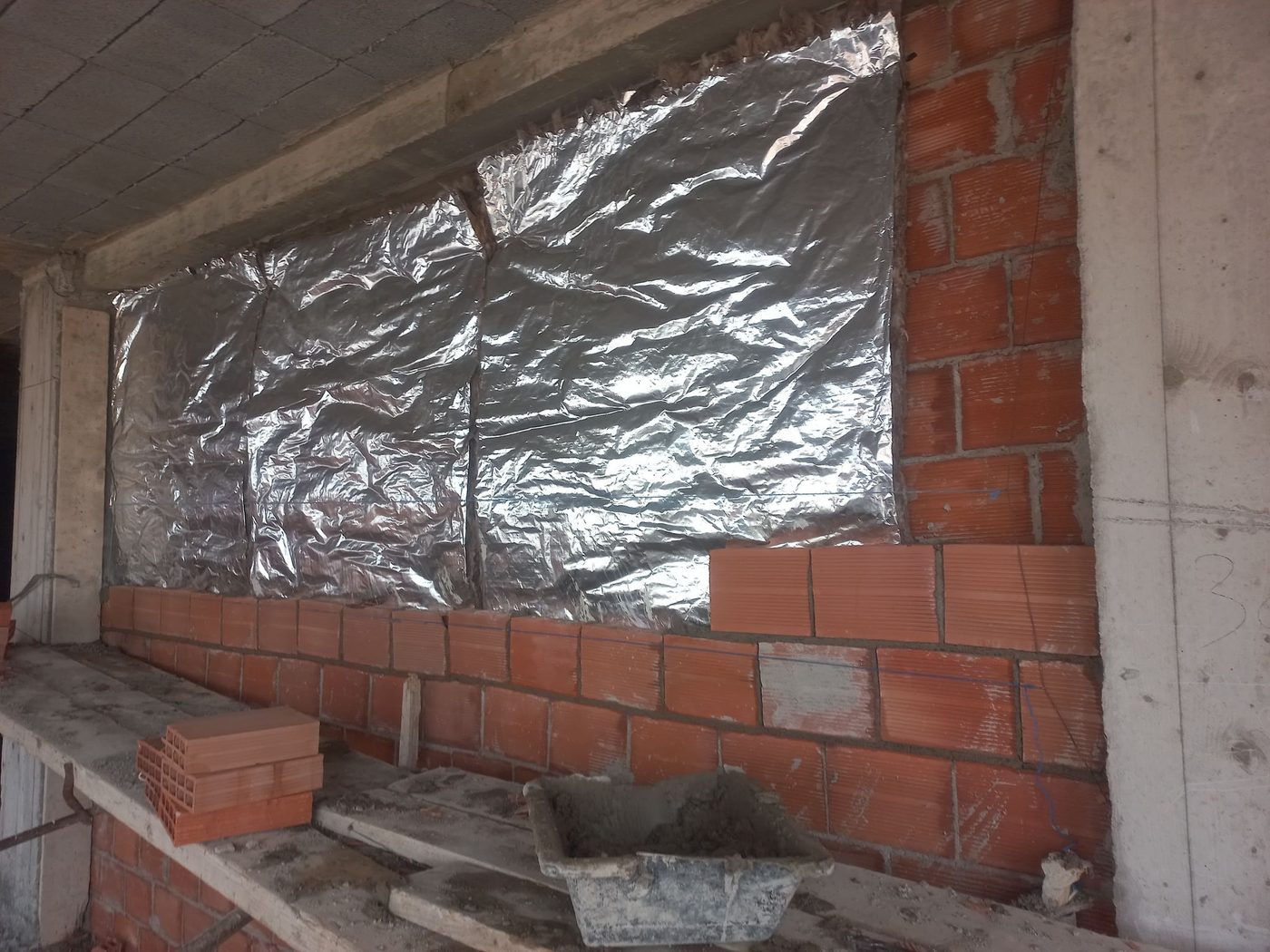 Chantier La Gaule II — structure R+4 achevée